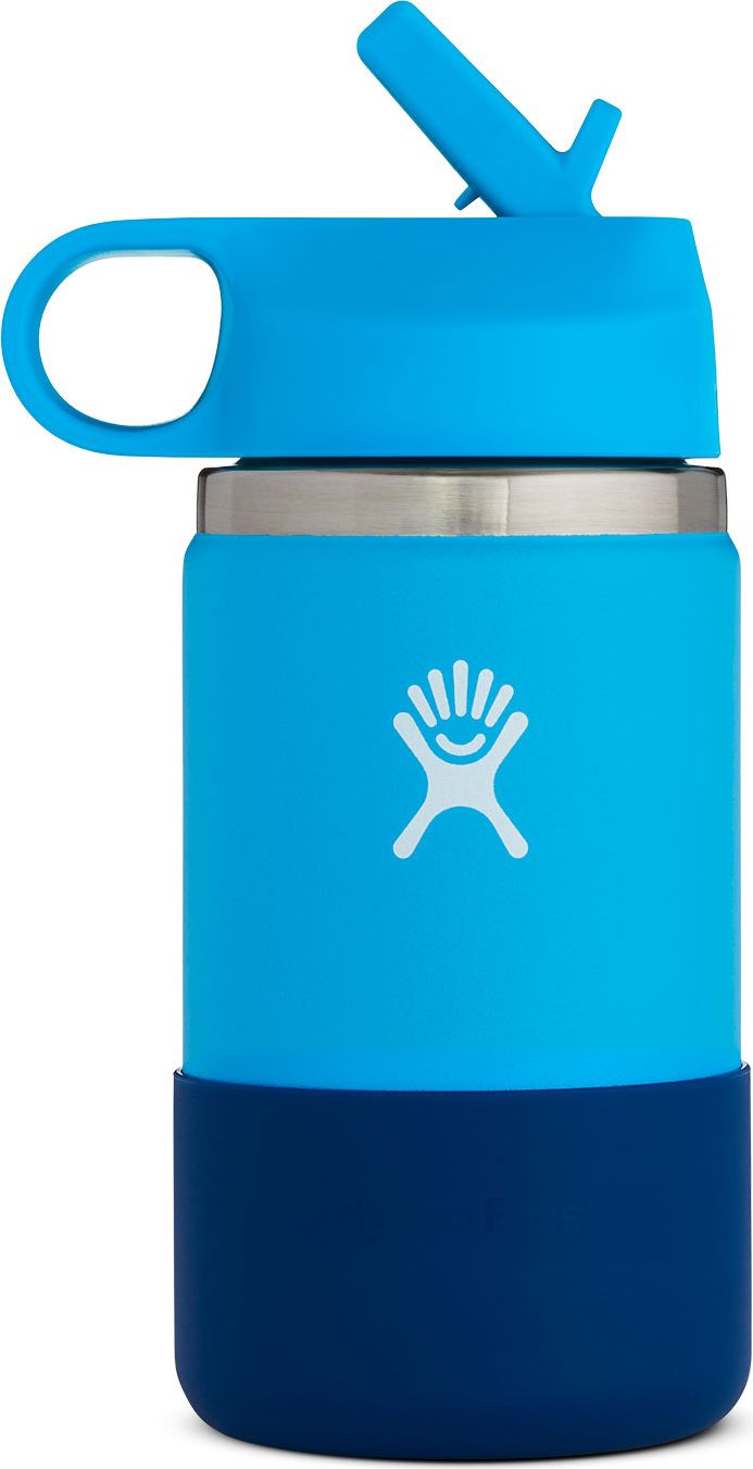 Hydro Flask Accessories 12oz Kids Wide Straw Lid & Boot Pacific