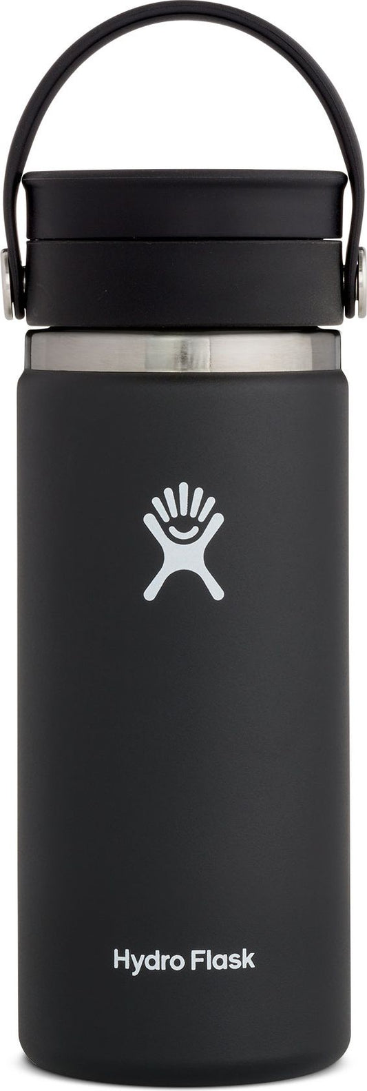 Hydro Flask Accessories 16oz Wide Mouth Flexible Sip Black