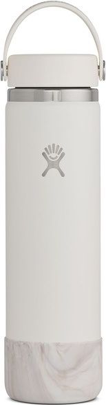 Hydro Flask Accessories 24 Oz Wide Mouth With Flex Cap And Boot Ivory