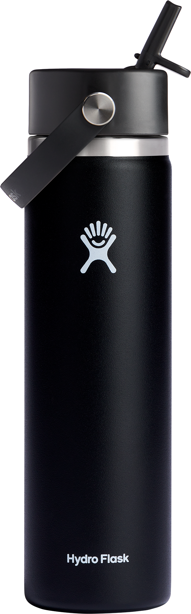 Hydro Flask Accessories 24oz Wide Flex Straw Cap Black