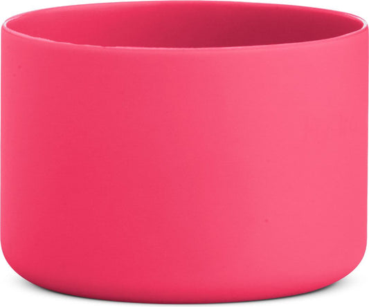 Pink cylindrical sleeve.