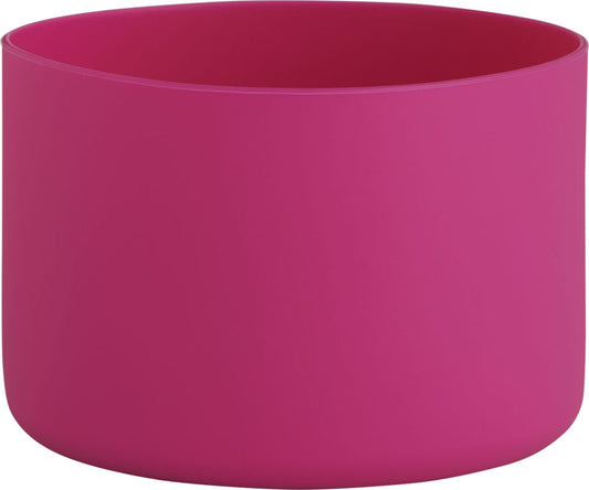 Solid pink cylindrical sleeve.