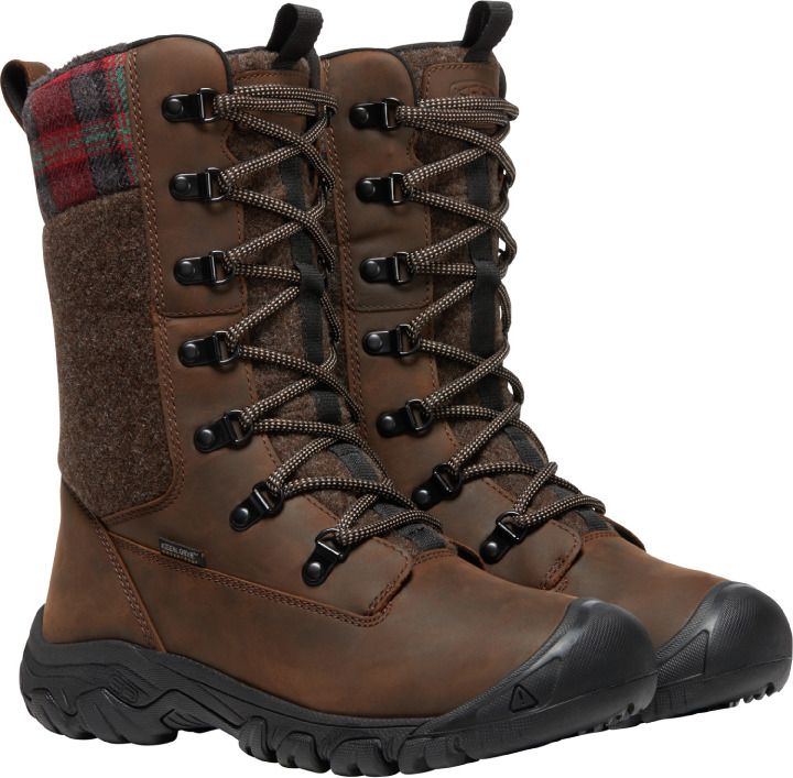 Greta Tall Boot Waterproof Brown | Quarks Shoes