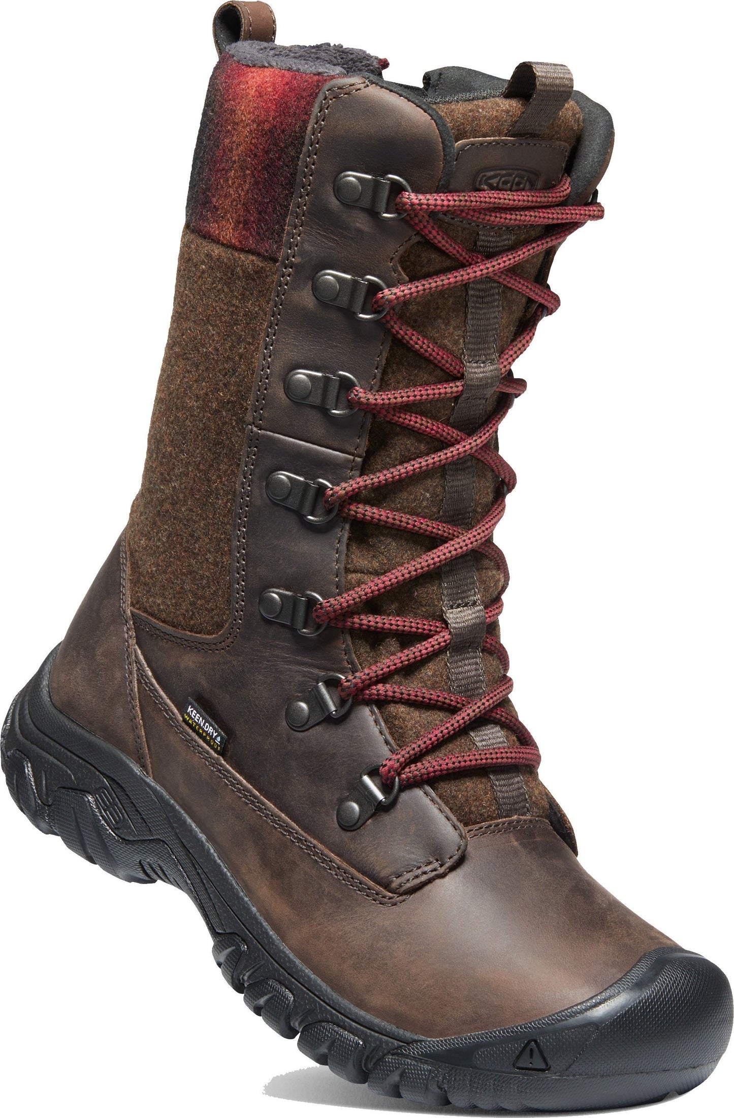 Greta Tall Boot Waterproof Chestnut โ Quarks Shoes