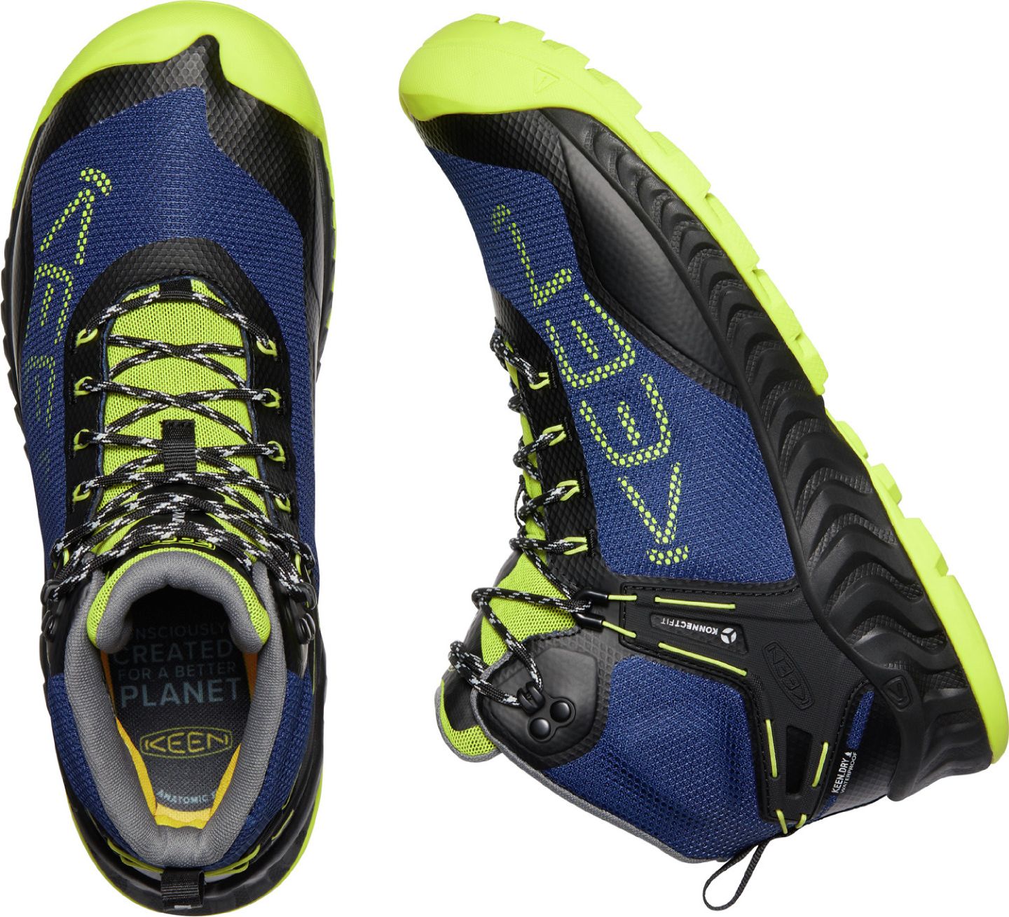 Men's Nxis Evo Mid Waterproof Black – Quarks Shoes