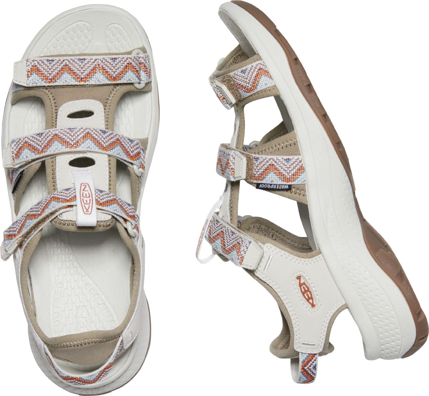 Women's Astoria West Open Toe Chevron | Quarks Shoes