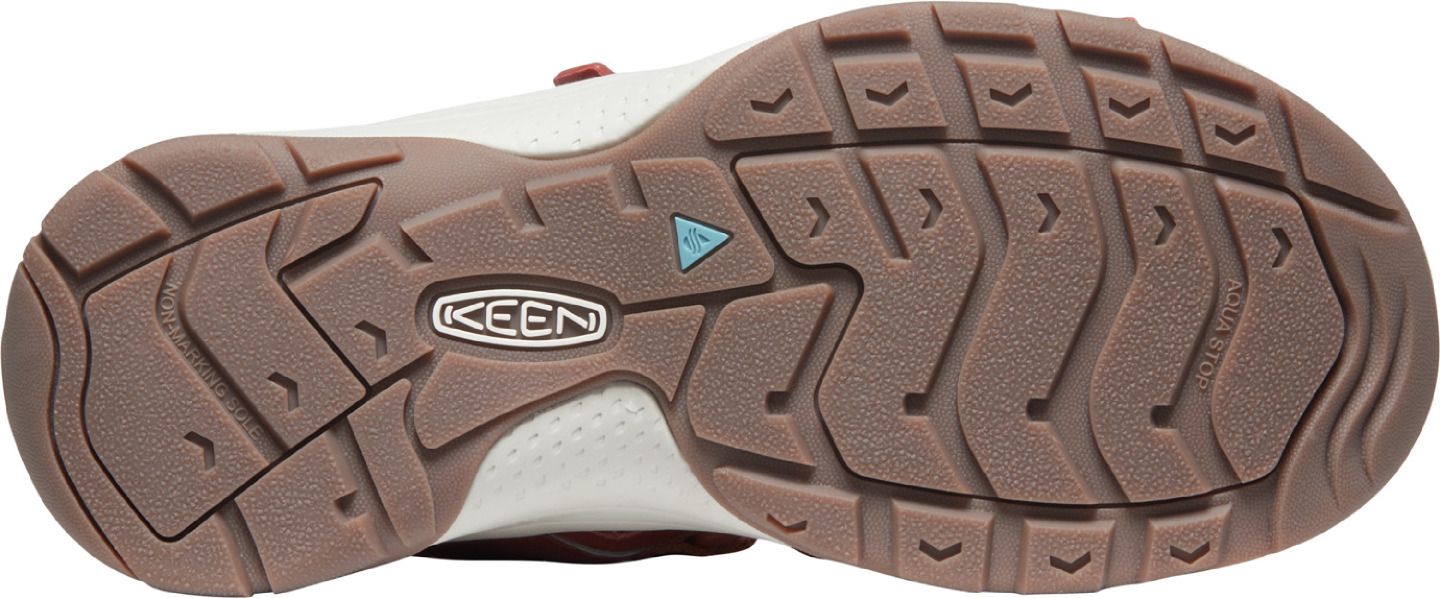 A shoe sole with the KEEN logo visible.