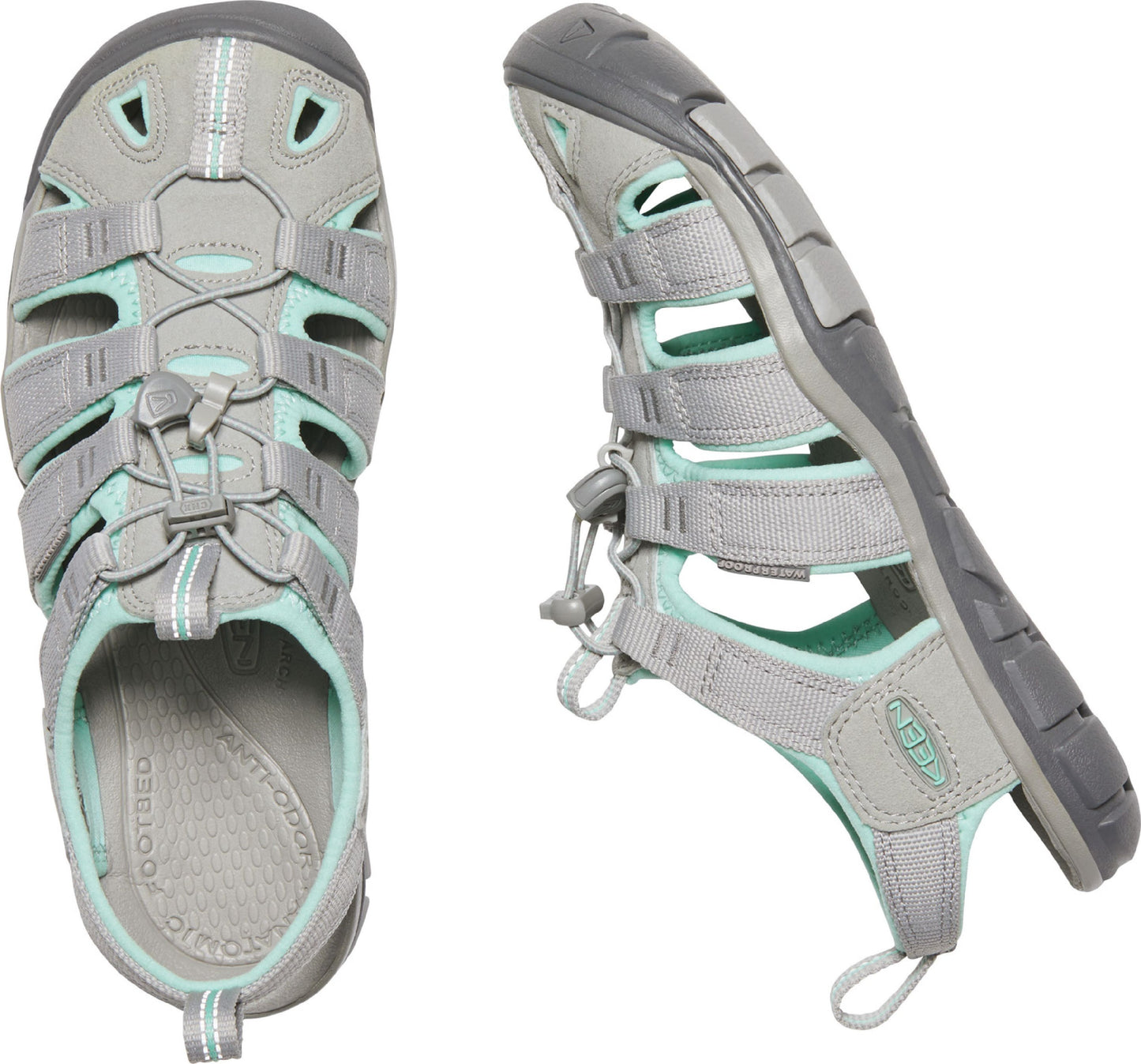 KEEN Sandals Women's Clearwater Cnx Light Grey