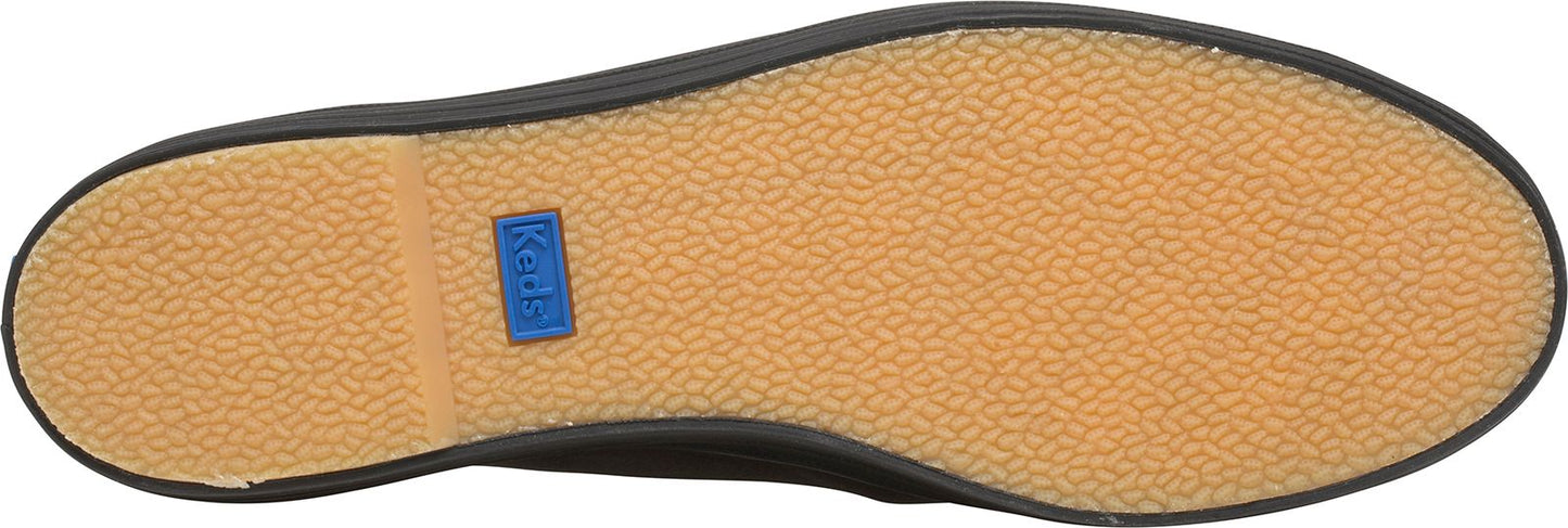 the sole of a shoe with a blue logo on the side