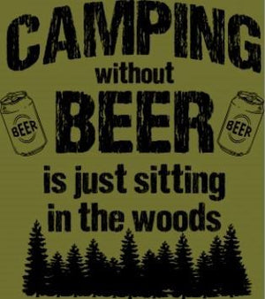 Lago Apparel Apparel T-shirt Camping Without Beer
