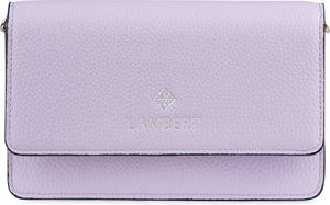 Lambert Accessories 2 In 1 Wallet Crossbody Slg Lavender Pebble