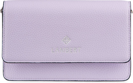 Lambert Accessories 2 In 1 Wallet Crossbody Slg Lavender Pebble