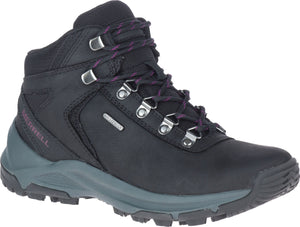 Merrell Boots Erie Mid Leather Waterproof Black/purple