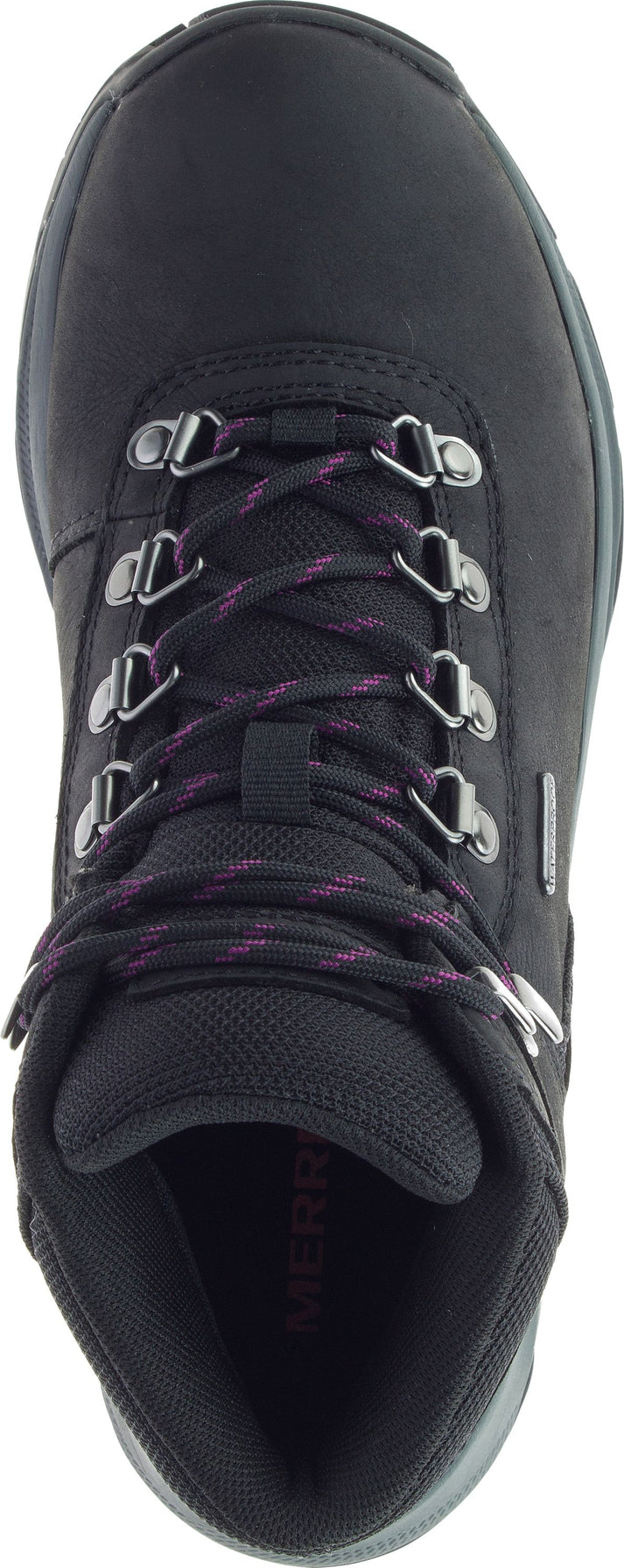 Merrell Boots Erie Mid Leather Waterproof Black/purple