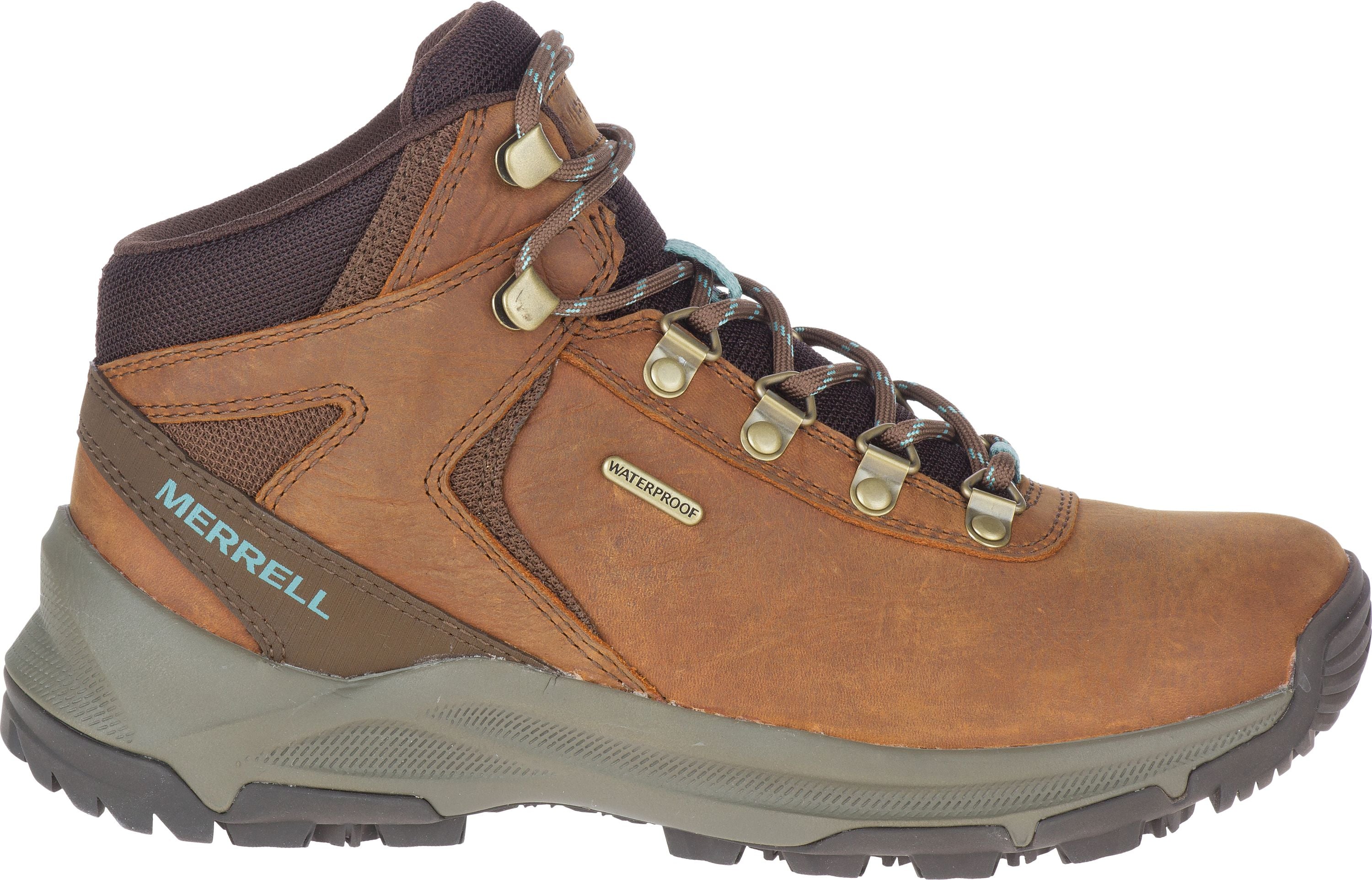 Women's Erie Mid Leather Waterproof Toffee | Quarks Shoes
