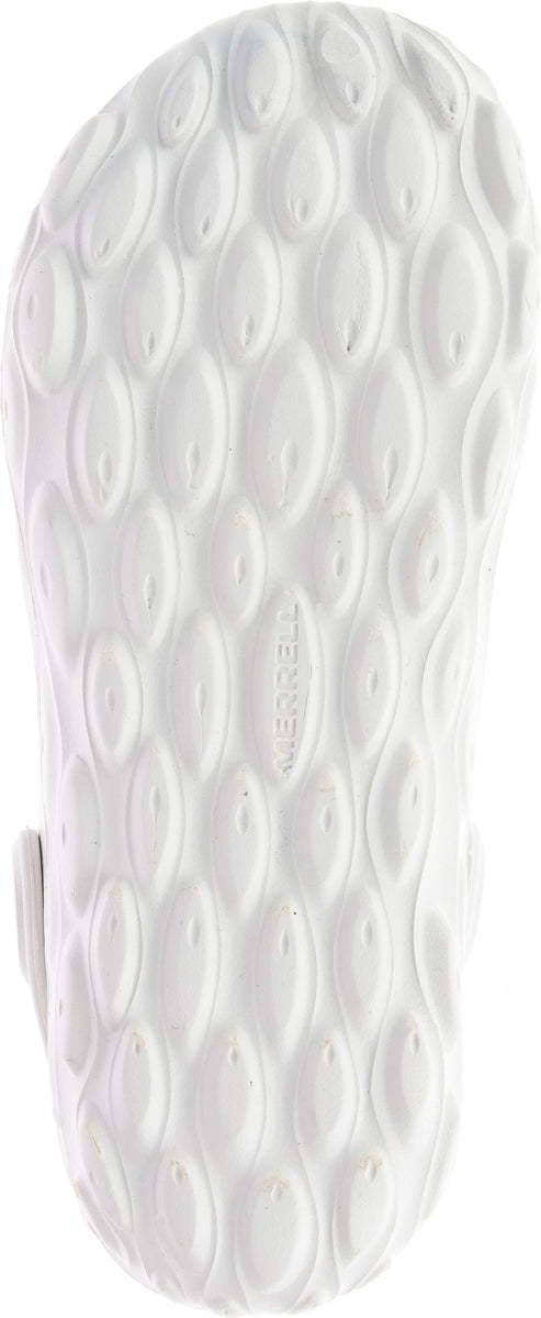 White shoe sole with oval pattern and MERRELL text.
