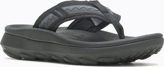 A gray sandal.