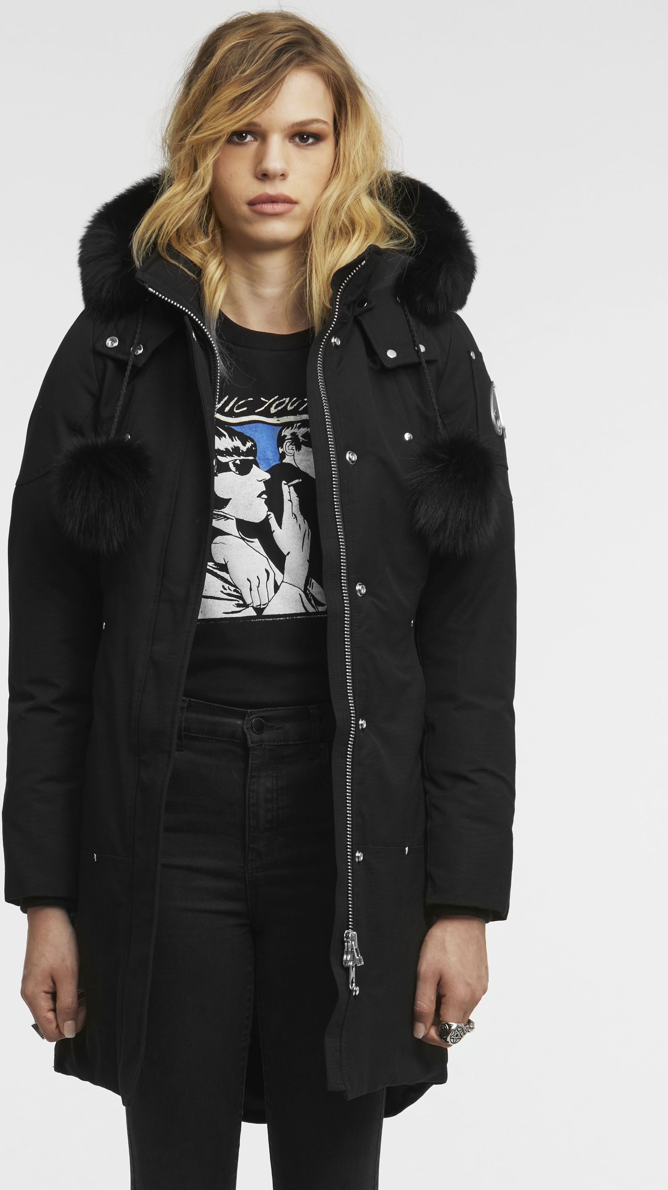 Ladies Stirling Parka Black-black