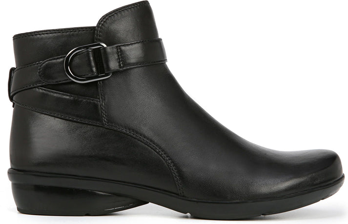Naturalizer Boots Colette Black Leather - Wide