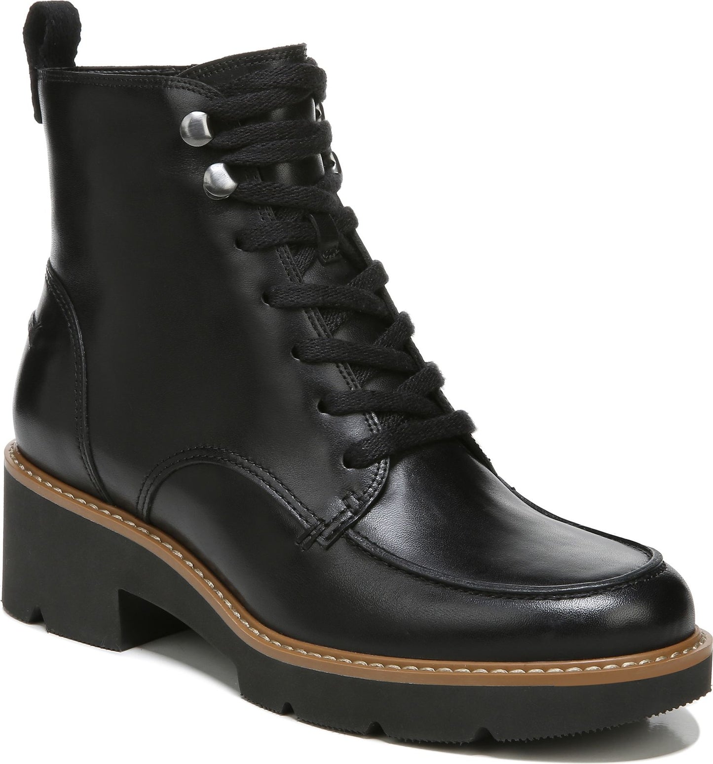 Naturalizer Boots Dara Black Leather - Wide