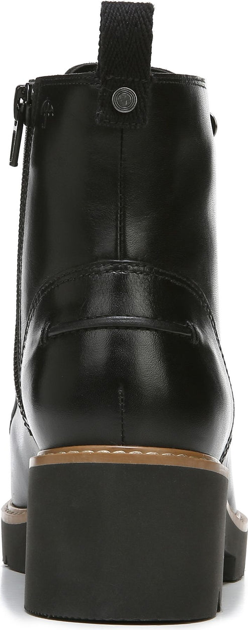 Naturalizer Boots Dara Black Leather - Wide