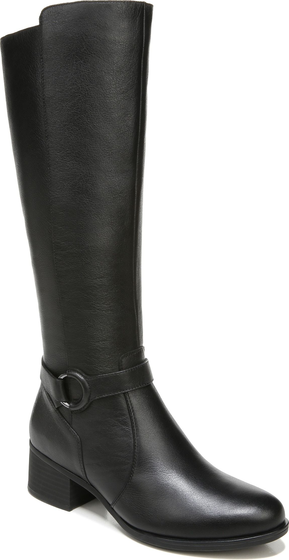 Naturalizer Boots Davis Black Waterproof Leather