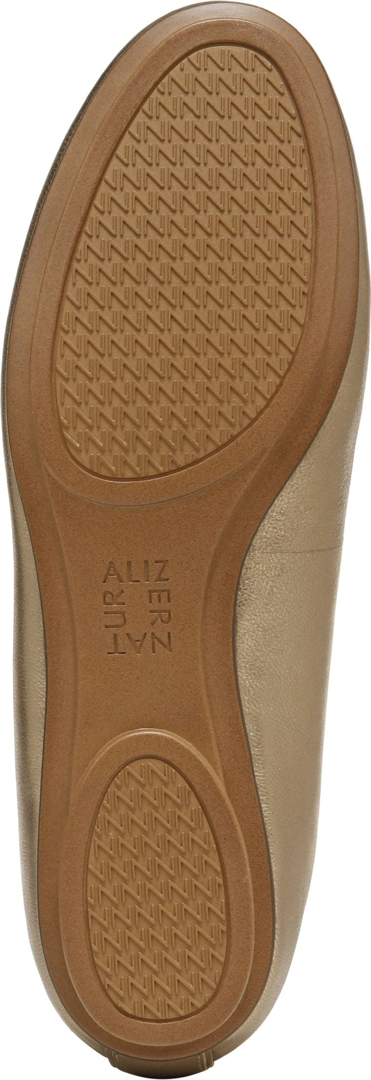 shoe sole with brand name 'ALIZ NAT' on it