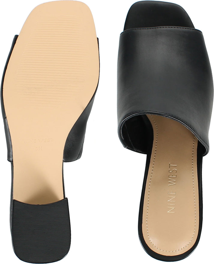 Nine West Sandals Immey 3 Black Slide Sandal