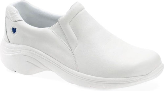 Nurse Mates Shoes Dove Leather White
