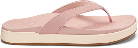 A pink platform flip-flop sandal.