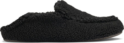 Black sherpa slipper.