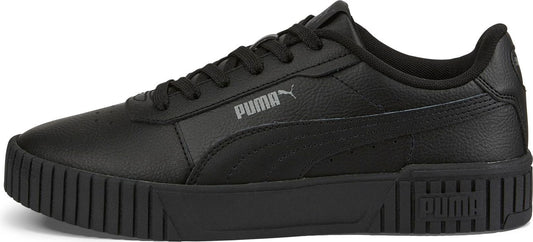 Black low top sneaker with visible "PUMA" branding.