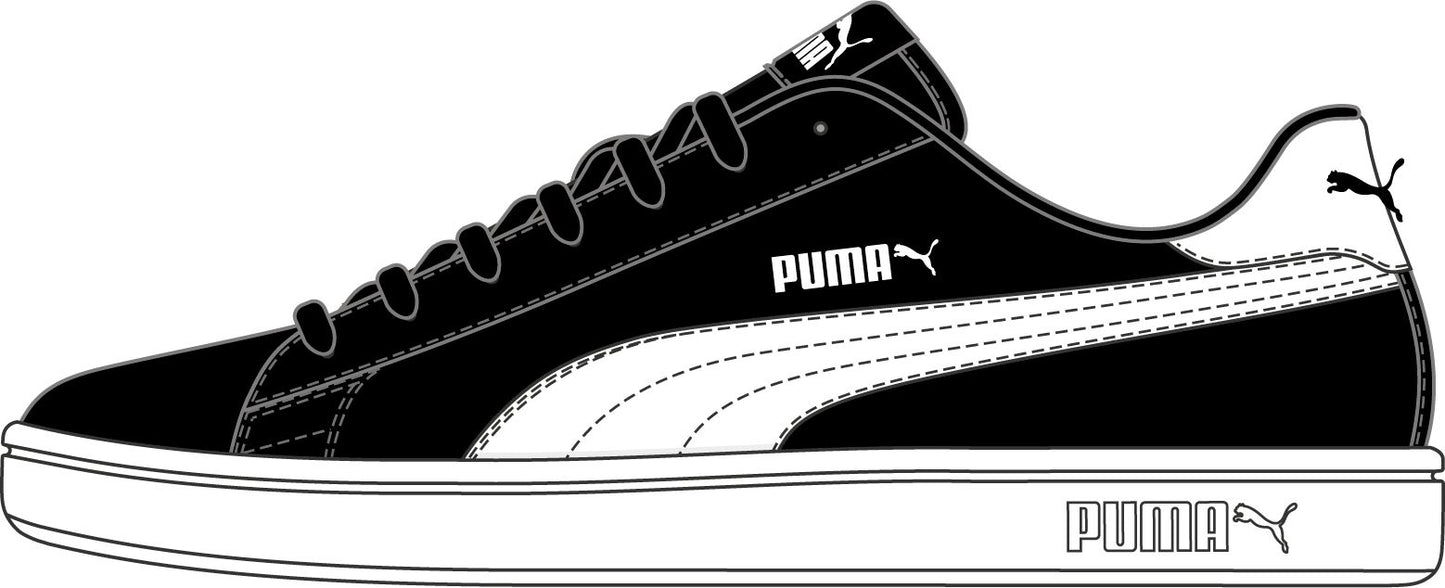 Puma Shoes Puma Smash V2 Black White