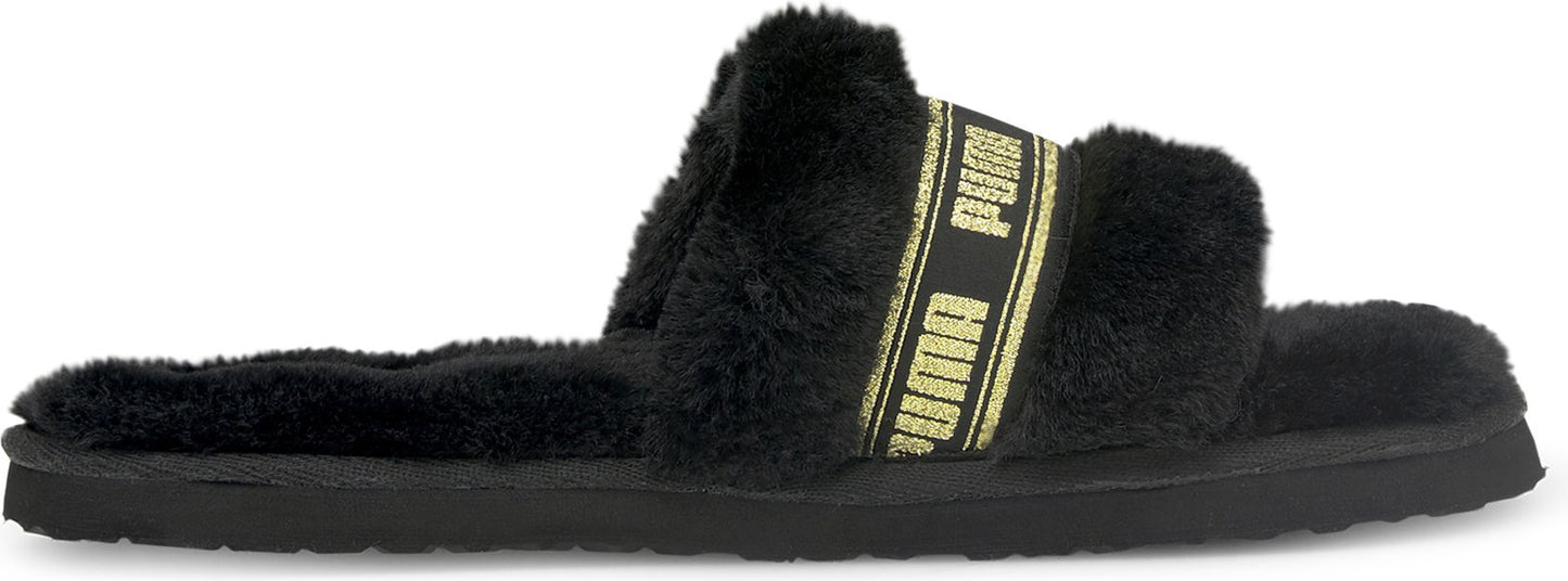 Puma Fluff Black/Gold – Quarks Shoes - Main Image