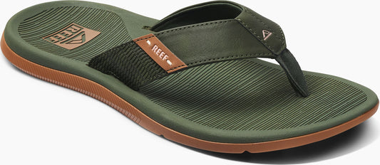 olive sandal with toe post