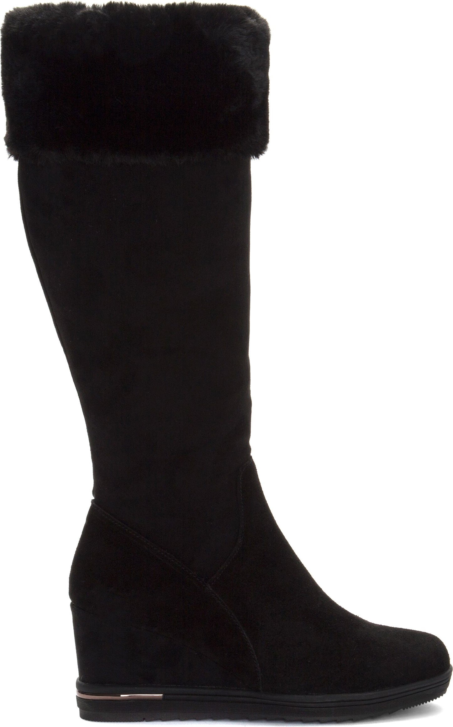 Religious Comfort Boots Cherry On Top Black Suede
