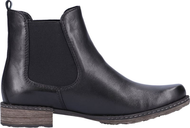 Remonte Boots Black Double Gore Pull On