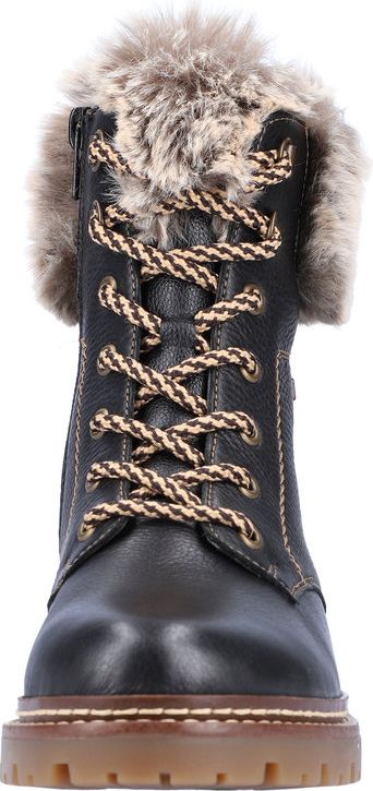 Remonte Boots Black Lace Up Boot