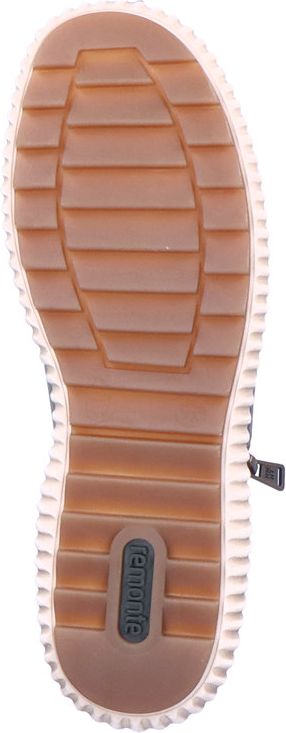 sole of a shoe, brown with ridges