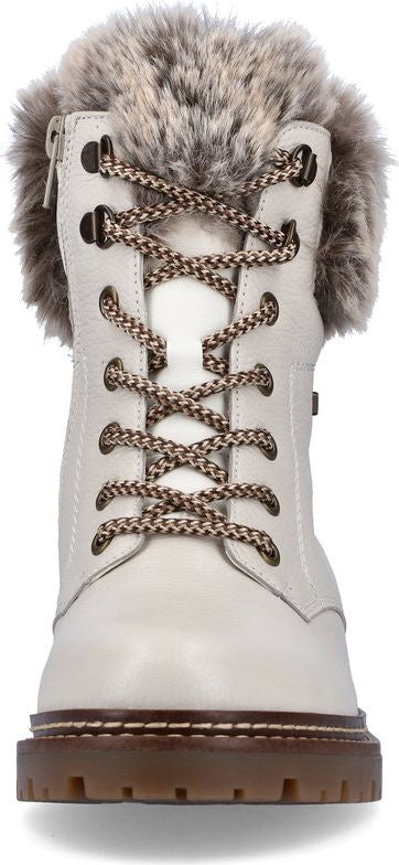 Remonte Boots White Lace Up Boot