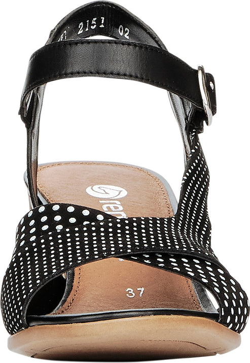 Remonte Sandals Black Dressy Sandal Polka Dot
