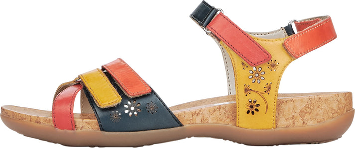 Remonte Sandals Red Yellow Blue Sandal
