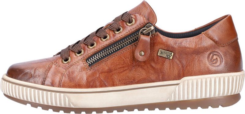 Brown Lace Up With Side Zip – Quarks Shoes