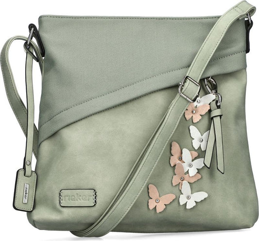 Shoulder bag with butterflies charm and straps.