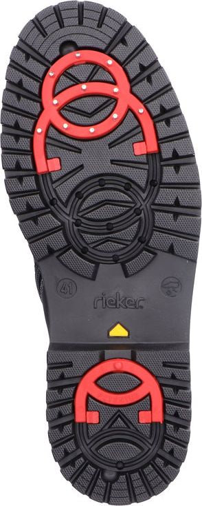 Rieker Boots Black Flip Grip Boot