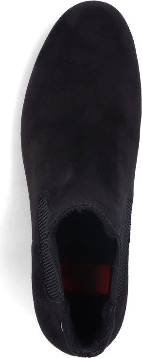 Rieker Boots Black Fur Lined W Heel