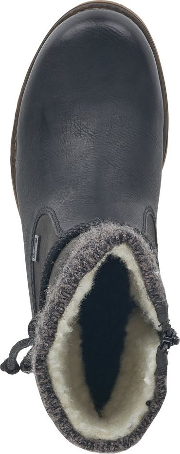 Black Warm Lined Boot â Quarks Shoes