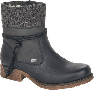 Rieker Boots Black Warm Lined Boot