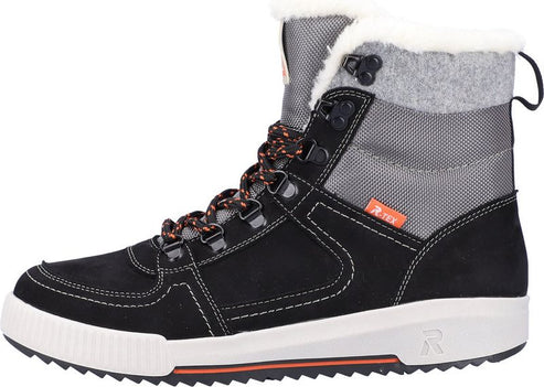 Rieker Boots Black/grey Warm Lined Boot