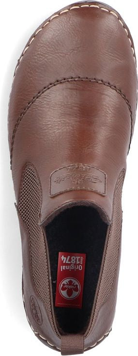 Rieker Boots Brown Slip On Ankle Boot